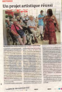 Article vernissage du 13 juin 2022